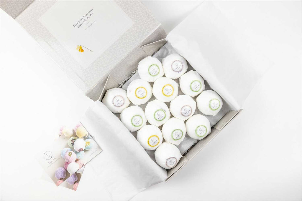 Ultimate Relaxation Bath Bomb Set - 14 Natural Fizzers