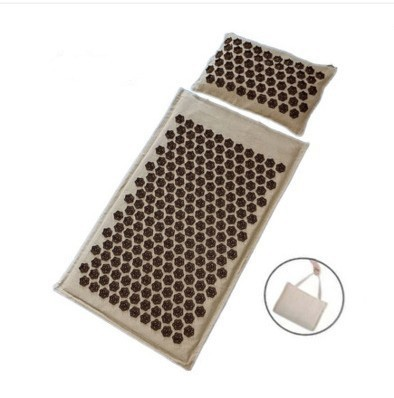 Coconut Palm Acupressure Yoga Mat with Bag (One Set)