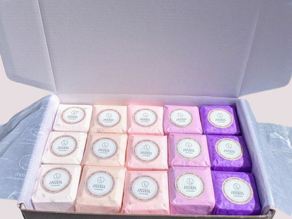 Lavender Shower Steamers Gift Set – Buy 12 Get 15 (3 Free!)