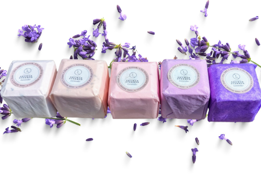 Lavender Shower Steamers Gift Set – Buy 12 Get 15 (3 Free!)