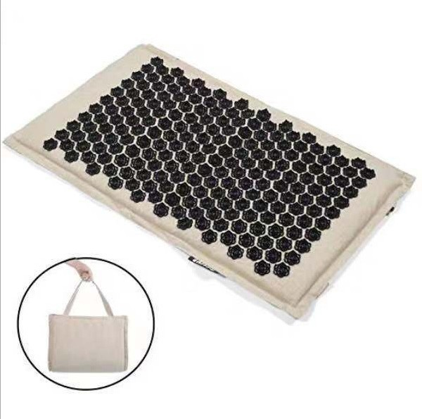 Coconut Palm Acupressure Yoga Mat with Bag (One Set)