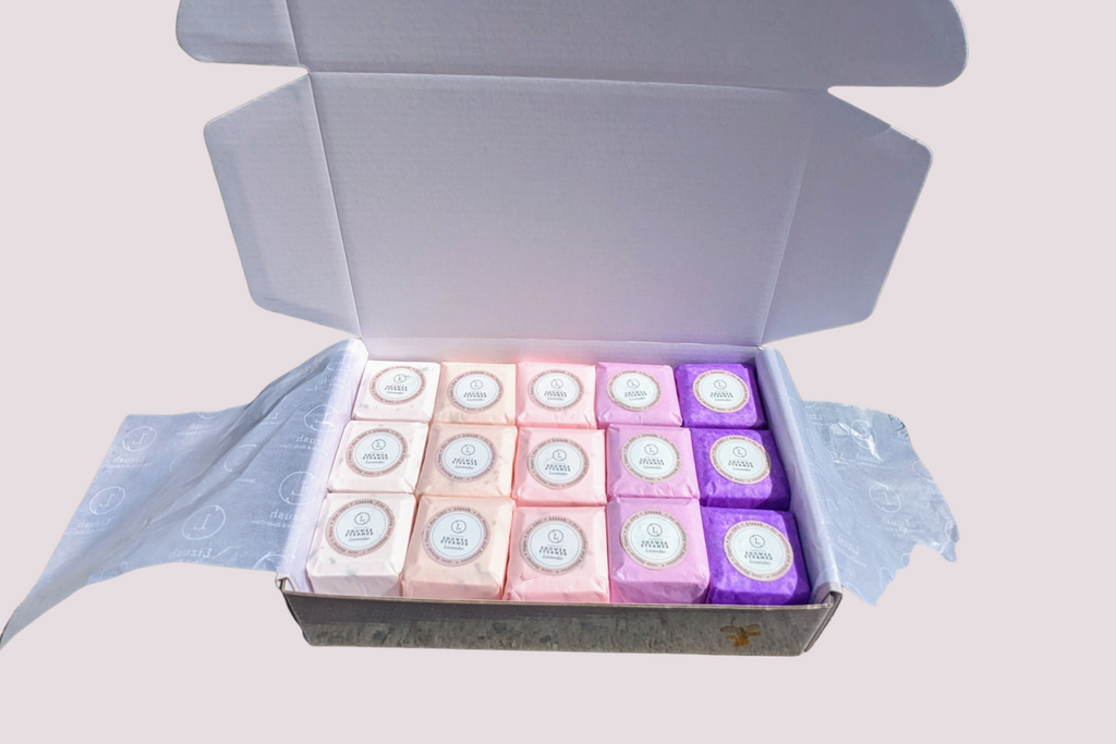 Lavender Shower Steamers Gift Set – Buy 12 Get 15 (3 Free!)