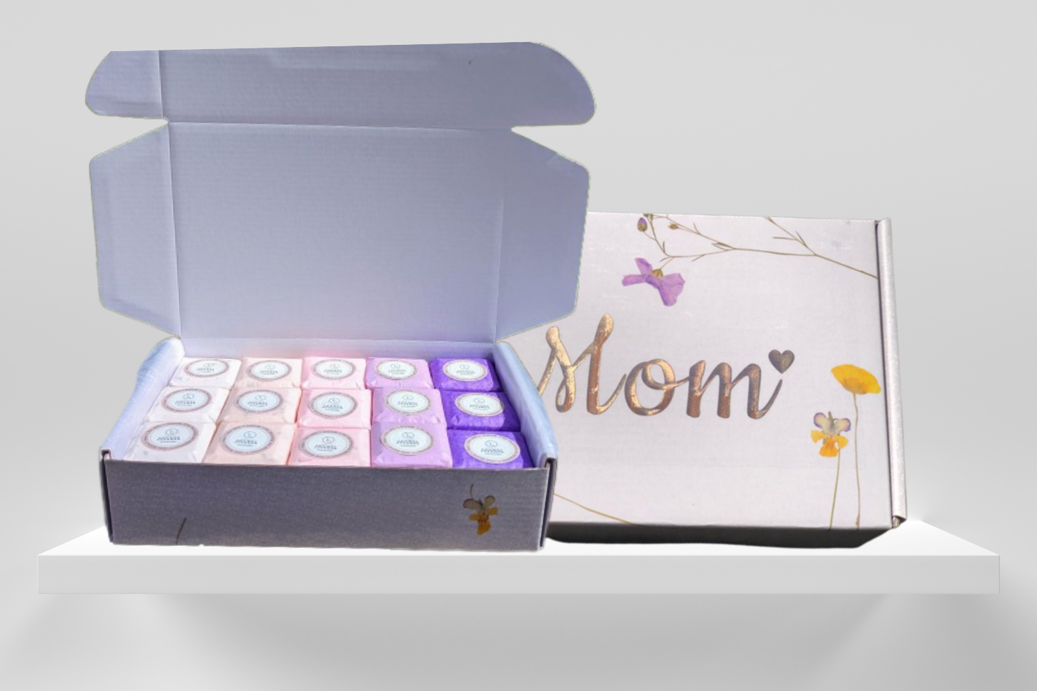 Lavender Shower Steamers Gift Set – Buy 12 Get 15 (3 Free!)