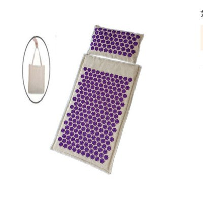 Coconut Palm Acupressure Yoga Mat with Bag (One Set)