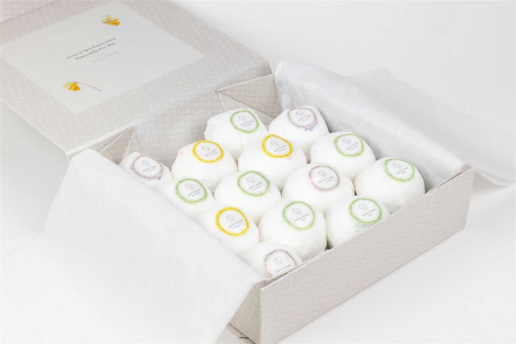 Ultimate Relaxation Bath Bomb Set - 14 Natural Fizzers